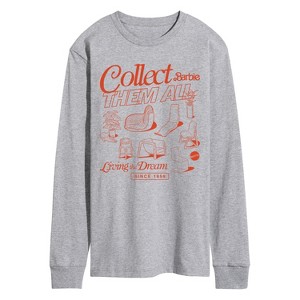 Men's - Barbie - Doll Furniture Long Sleeve Graphic T-Shirt - 1 of 3