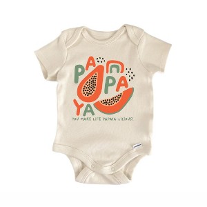 Papaya Fruit Retro - Baby Onesie® GS1 - 1 of 1