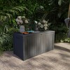 Decksplore150 Gallon Resin Deck Box, Waterproof Ourdoor Storage Container for Pool Accessories, Patio Garden Tools - 3 of 4