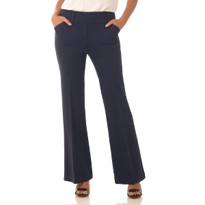 Rekucci Women's Secret Figure Pull-On Knit Wide Leg Pant - 1 of 4
