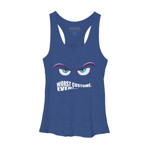 Women's Design By Humans Worst Costume Ever (Halloween) By Editive Racerback Tank Top - 1 of 3