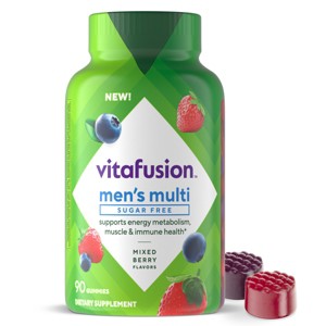 Vitafusion Men's Sugar Free Vitamin Gummies - 90ct - 1 of 2