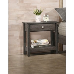 NicBex Nightstand with Drawers,Side Table with Wood Frame and Pulls,Modern Bedside Table for Bedroom,Living Room - 1 of 4
