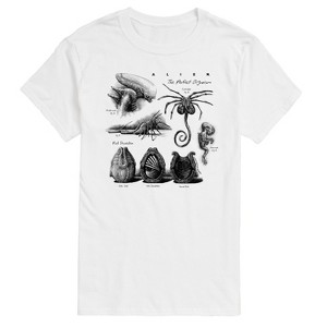 Men's - Alien - Diagram Short Sleeve Graphic T-Shirt - 1 of 4