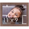 PosterPalooza | Photo Size Shabby Chic Brown Picture Frame - UV Acrylic, Foam Board Backing, Hanging Hardware - 2 of 4