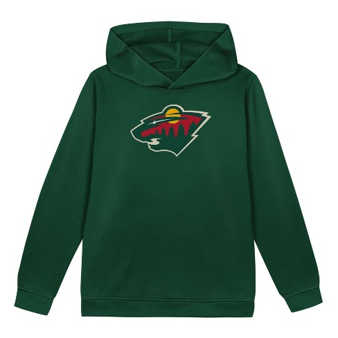 Nhl Minnesota Wild Toddler Boys Hooded Sweatshirt 3t Target