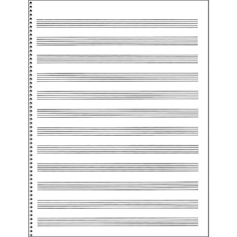 12-Staff Manuscript Paper (Blank)