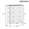 Bella Depot Modern Chest of Drawers Dresser Tall Wood Storage Cabinet for Living Room, Entryway, Hallway - 3 of 4