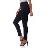 Rekucci Women's Secret Figure Pull-On Skinny Jeans – Stretch Denim with Tummy Control & Functional Pockets - Black, 16 Short - 2 of 4