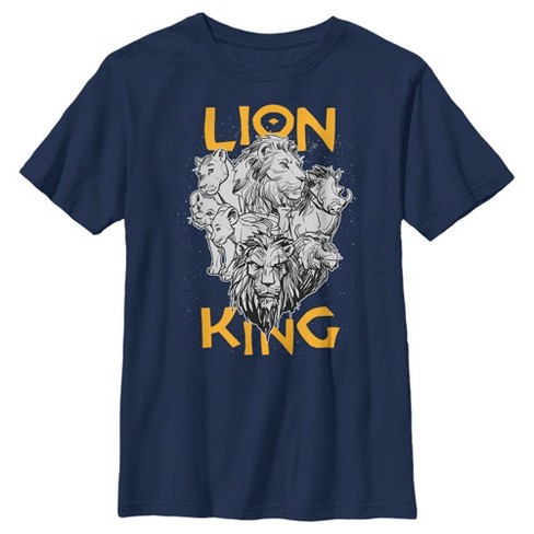 Boy's Lion King Animal Kingdom Crew T-shirt : Target