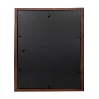 Walnut Brown 11x14 Classic Wood Picture Frame for Tabletop or Wall Display