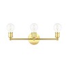 Livex Lighting Lansdale 3 - Light Vanity in  Polished Brass - 4 of 4