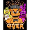 Five Nights at Freddy's Game Over Character Circle Boy's Black T-shirt - 2 of 3