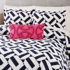 12''x24'' Tonal Tufted Embroidered Decorative Throw Pillow Dark Pink - Trina Turk - 3 of 4