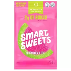 SmartSweets Sourmelon Bites, Sour Gummy Candy - 3.5oz
