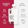 Serenity Kids Grass Fed Beef Pot Roast with Organic Vegetables, Herbs & Bone Broth Baby Food Pouch - 3.5oz - 4 of 4