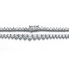 Guili Graduated Tennis Chain Necklace with Clear Cubic Zirconia, adding brilliance and charm to your collection for a sophisticated look. - 3 of 3