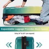 Kumasinova 3Pcs Hardshell Spinner Luggage,Expandable Checked Suitcase with TSA Lock,Airline-Approved,Lightweight ABS Suitcase,20"24"28" - 3 of 4