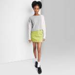Women's Long Sleeve Boxy Cropped T-Shirt - Wild Fable™