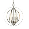 Chloe Lighting Osbert Industrial-Style 4 Light Brushed Nickel Ceiling Pendant 16" Wide - 3 of 3