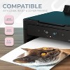White Cardstock Printer Paper By Hamilco (50-Pack)- 8.5 x 11” Thick Card Stock For Card Making- 80lb Heavyweight Stationery Card Stock Paper Cover - 4 of 4