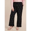 ELOQUII Embroidered Bow Bootcut Trouser - 3 of 4