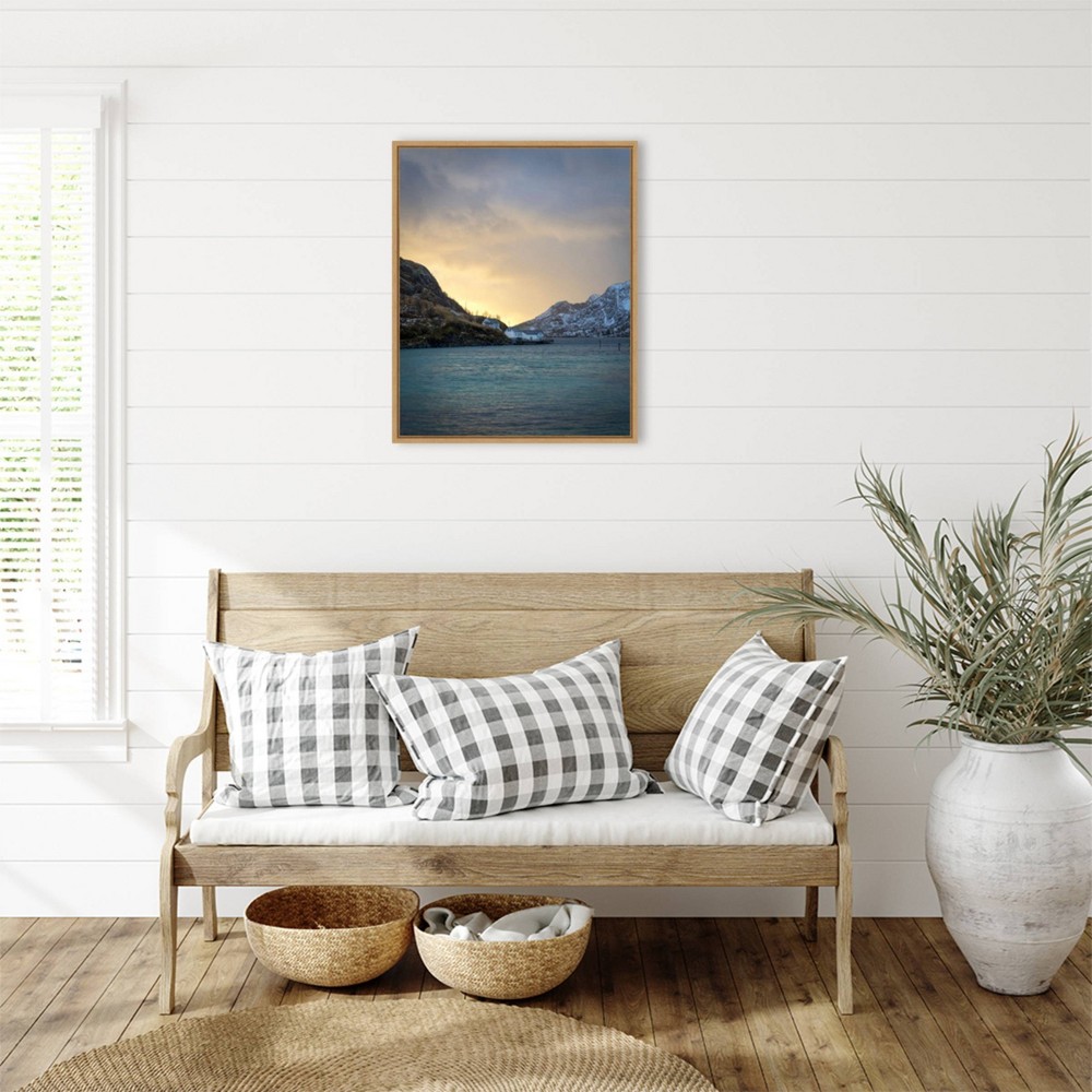 Photos - Other Decoration Amanti Art 23"x28" The Morning Glow II by Danny Head Framed Canvas Wall Art Print