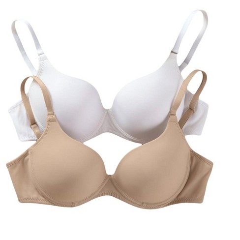 Leonisa 2-pack Classic Underwire Bras Multiway Straps - Multicolored 34b :  Target