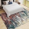 Modern Abstract Living Room Rug Washable Area Rugs for Bedroom - 3 of 4