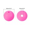 Unique Bargains Round Loose Silicone Beads for DIY Keychain Jewelry Making 50 Pcs - 3 of 4