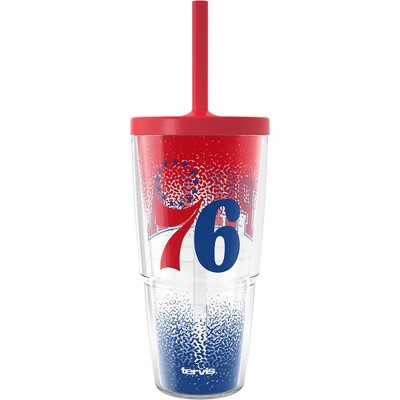 NBA Philadelphia 76ers All Over Classic Tumbler with Straw Lid - 24oz