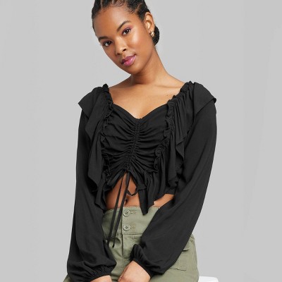 target lace up top