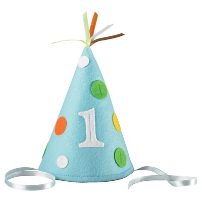 Baby's First Birthday Blue Party Hat