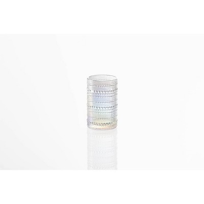 13oz Vintage Beaded Glass Tall Tumbler