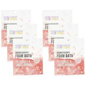 Aura Cacia Peaceful Patchouli and Sweet Orange Aromatherapy Foam Bath - Case of 6/2.5 oz - 1 of 4