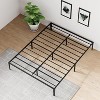 Metal Platform Bed Frame, Noise Free Mattress Foundation with Storage Space, Anti Sliding Heavy Duty Steel Slats, Easy to Assemble - 4 of 4