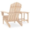 vidaXL Patio Adirondack Chair with Table Solid Fir Wood - 4 of 4