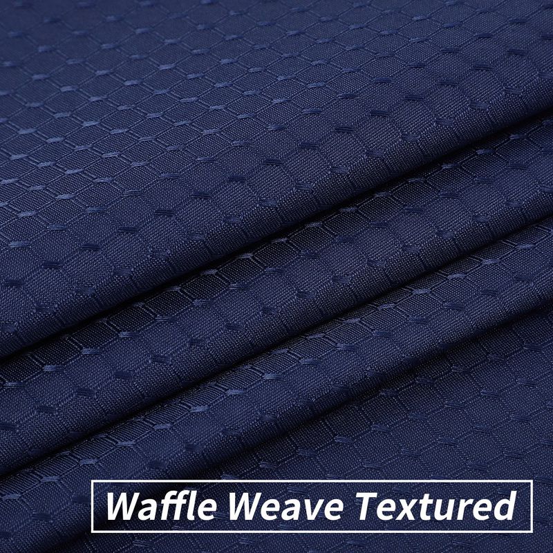 Waffle Jacquard Tablecloth, Water Resistant 180GSM Fabric Table Cloth Cover for Dining Tables, 3 of 6