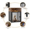 JUJABU Indoor Pet Crate End Table for Small Dog - 2 of 4