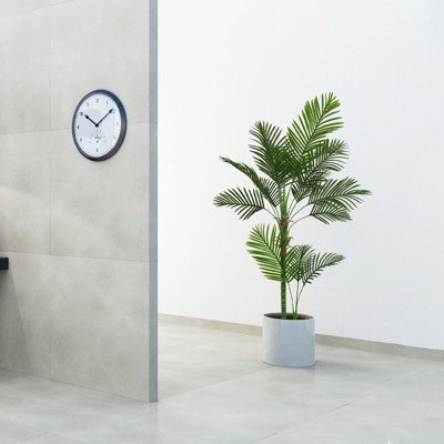 NicBex 1PC Faux Tree, Double Rod 18-leaf Artificial Plant Indoor Fake Plants for Courtyard Entryway, Garden Decor