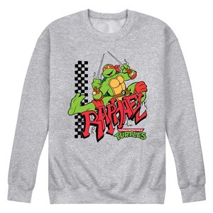 Men's - Teenage Mutant Ninja Turtles - Raphael Graffiti Graphic Fleece Sweatshirt - 1 of 4
