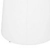 Pelon Outdoor Round Iron Side Table White - Christopher Knight Home: Modern Patio Furniture, No Assembly Required - 2 of 4