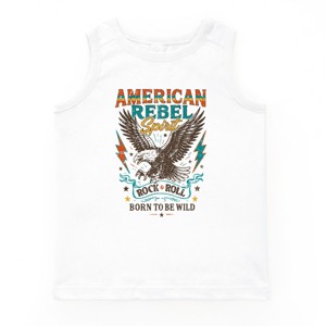 American Rebel Spirit Distressed - Youth Tank Top - 1 of 4