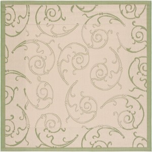 Courtyard CY2665 UV & Stain Resistant Non-Shedding Power Loomed Indoor/Outdoor Rugs - Safavieh - 1 of 4