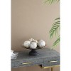 Gulches 4 in Brown Shatterproof Marbleized Sphere Everyday Statement Ball Ornaments 6-Pack - 3 of 4