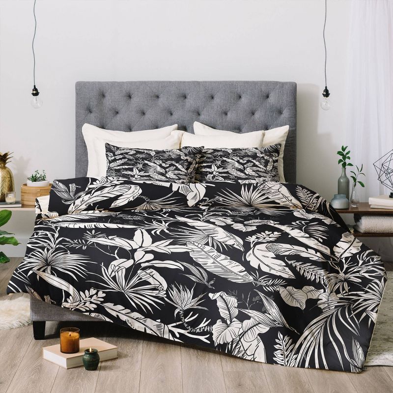 Marta Barragan Camarasa Jungle BW Comforter Set - Deny Designs, 5 of 9