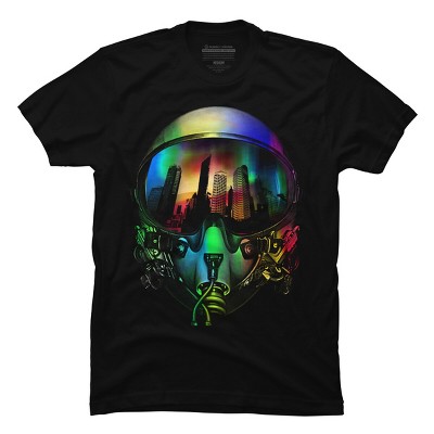 Men's Design By Humans The Pilot By clingcling T-Shirt