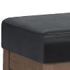 NicBex 44.5" Storage Bench Rectangle Storage Tufted Ottoman Bench for Bedroom, Entryway - image 4 of 4