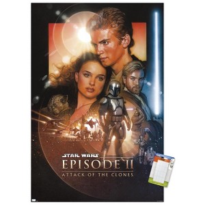 Trends International Star Wars: Attack of the Clones - One Sheet (No Billing Block) Unframed Wall Poster Prints - 1 of 4