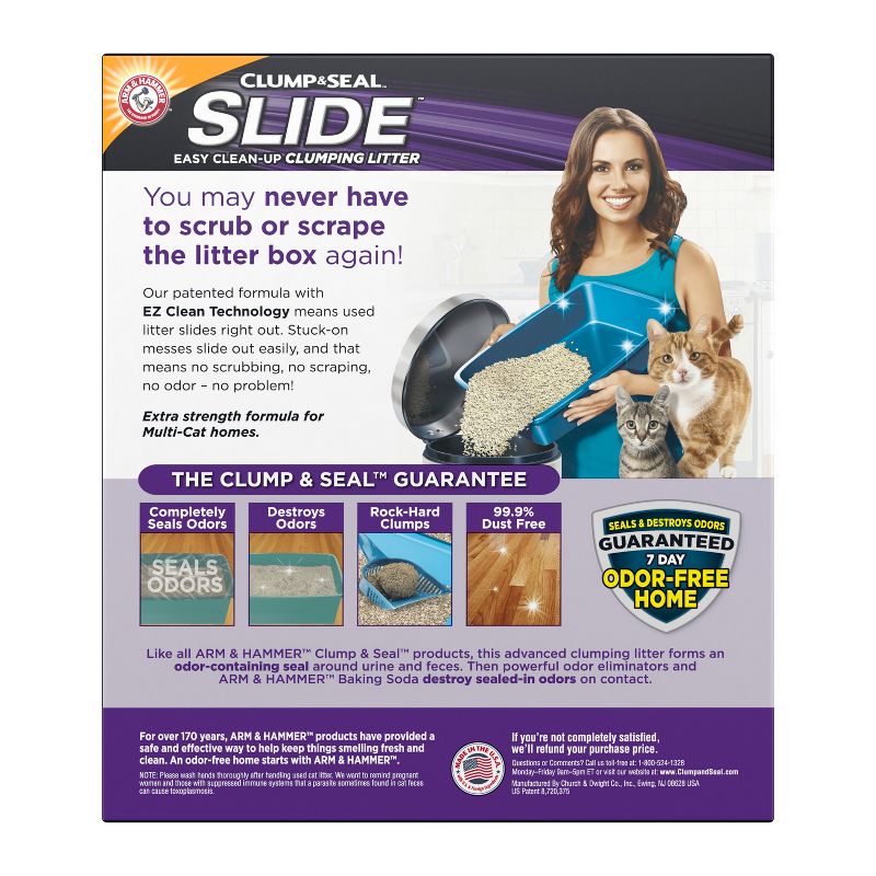 Arm & Hammer Slide Easy Clean Up Multi-Cat Clumping Litter, 3 of 14